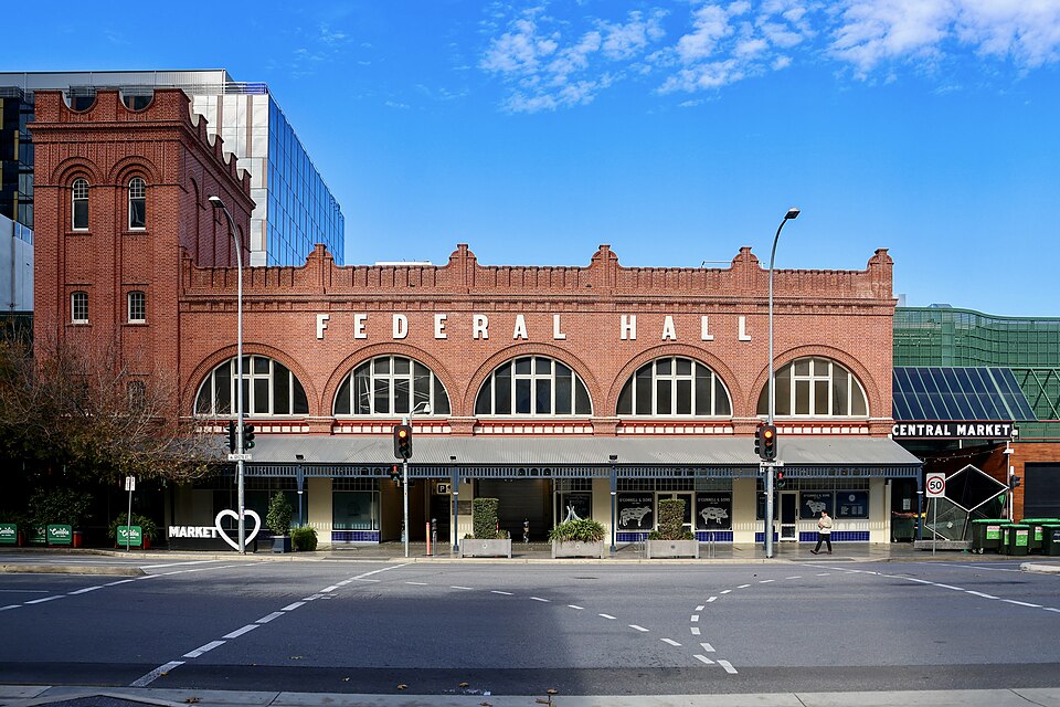 Adelaide Central Market building in Adelaide, June 2026 (028A7152)