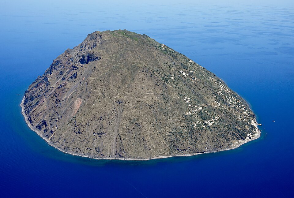 Aerial image of Alicudi (view from the south)