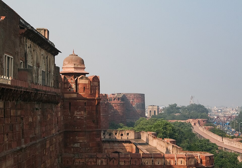 Agra Fort walls