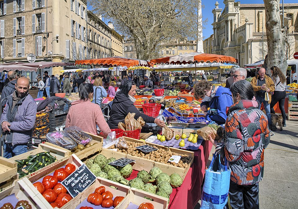 Aix en Provence, Marché provençal