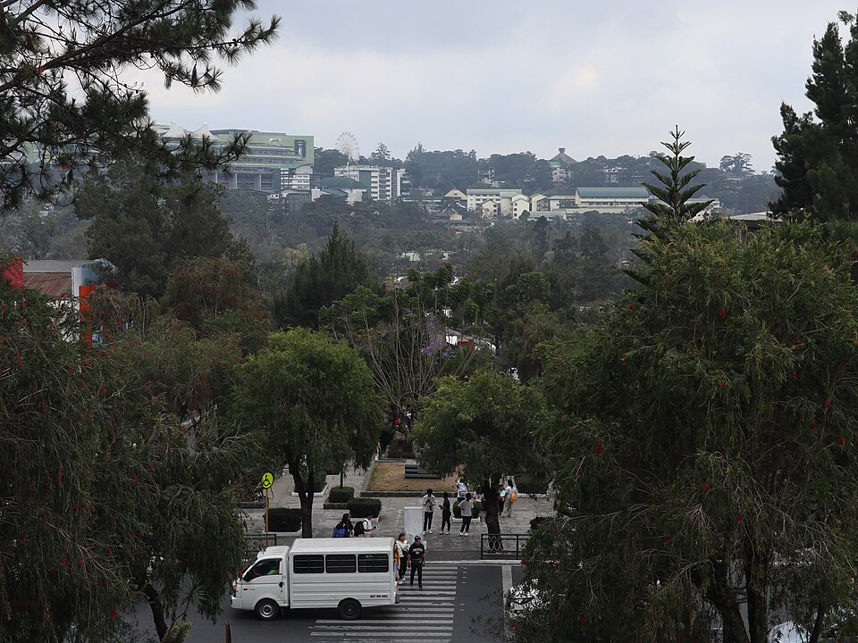 Burnham Park view from city hall (Baguio City; 02 25 2024)