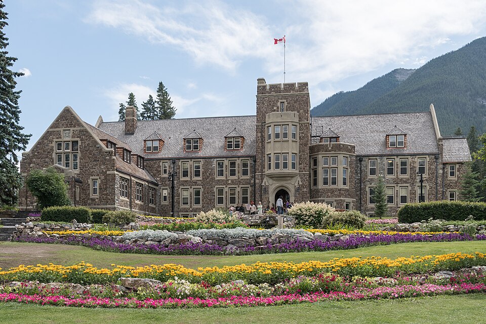 Banff National Park Adminstration Building, Banff, north view 20240820 1
