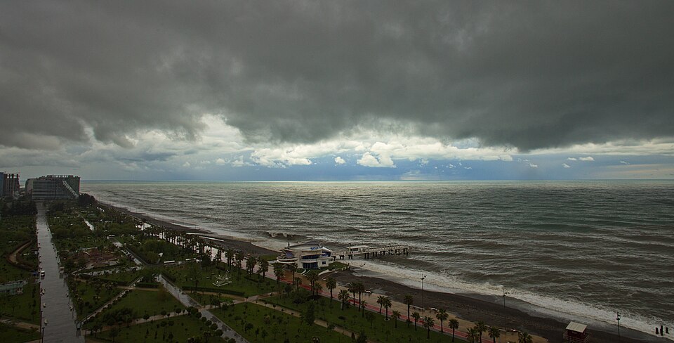 Stormy Black Sea, Batumi, Georgia