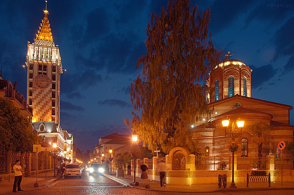 Pharnavaz street, Batumi, Georgia