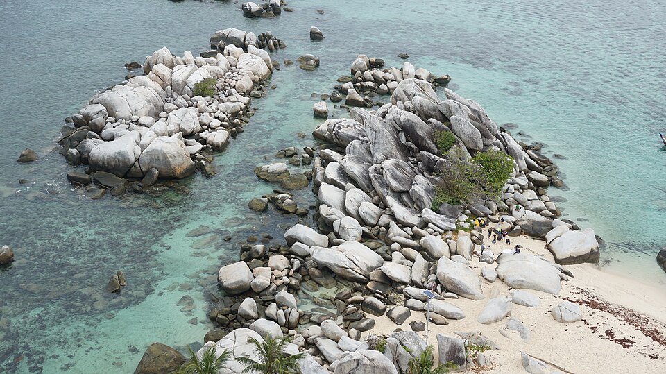 Rocks, Aerial View Lengkuas