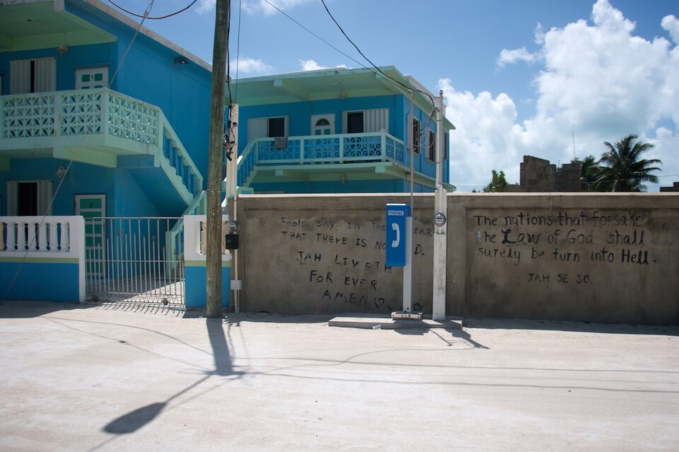 Day 243 Pay phone in Belize, 2009