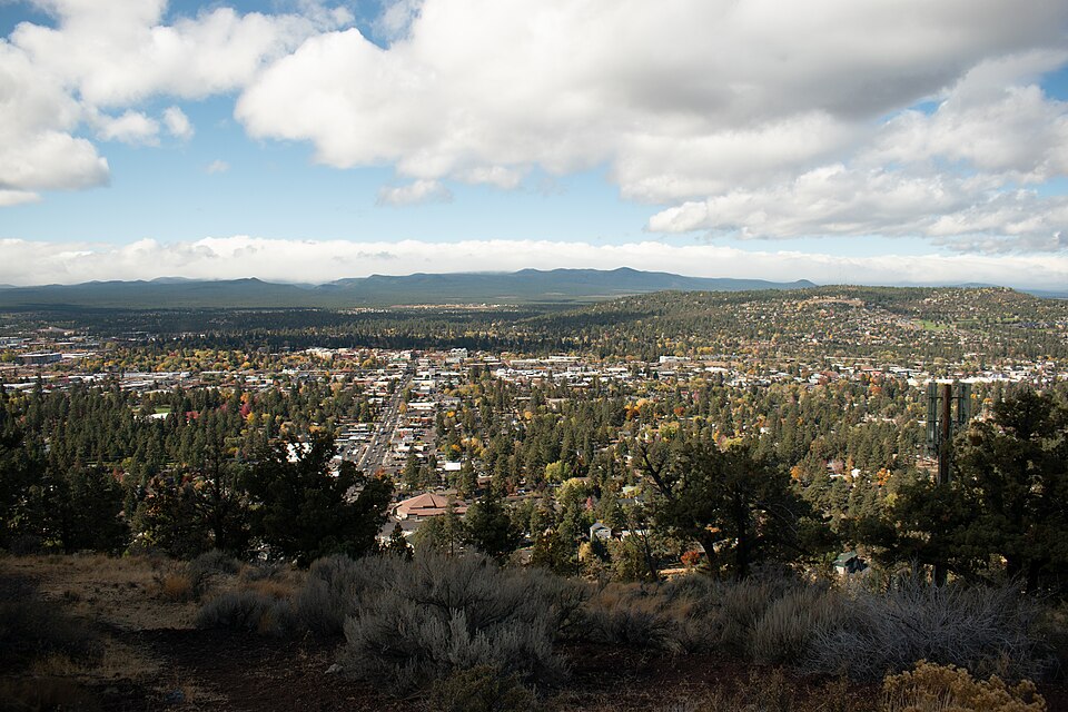 View of Bend, Oregon from Pilot Butte 1