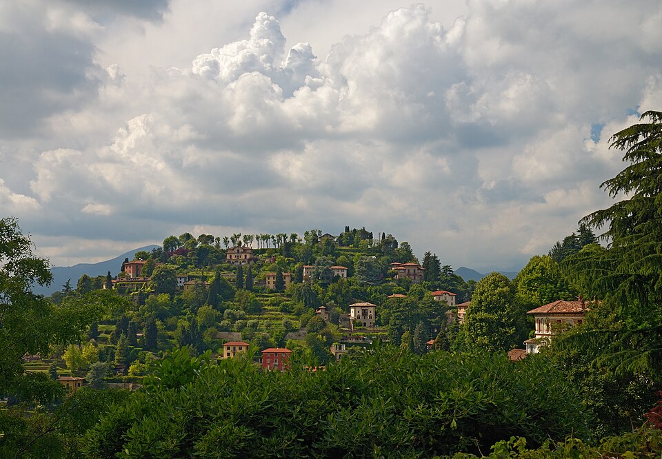 Slice of Bergamo. Lombardy, Italy