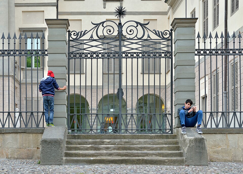 Accademia Carrara di Bergamo cancello
