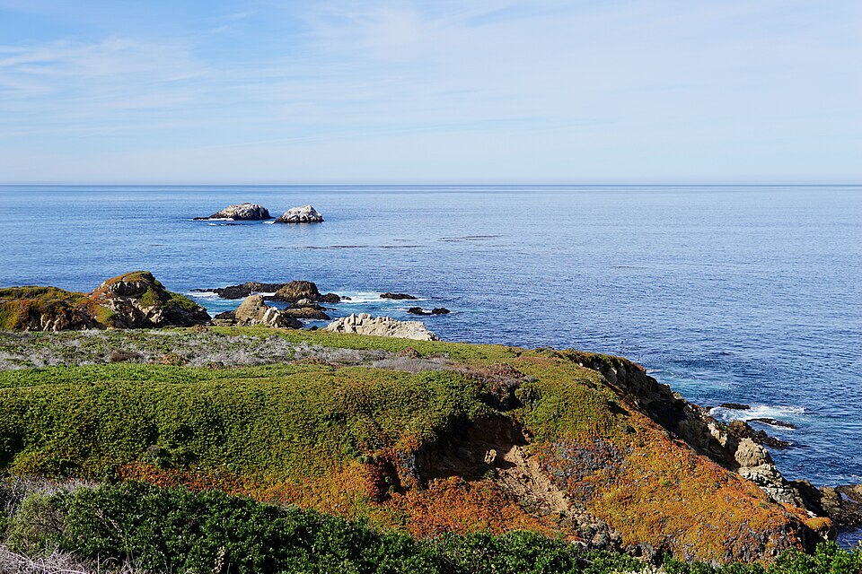 Coastal bluff near Big Sur California