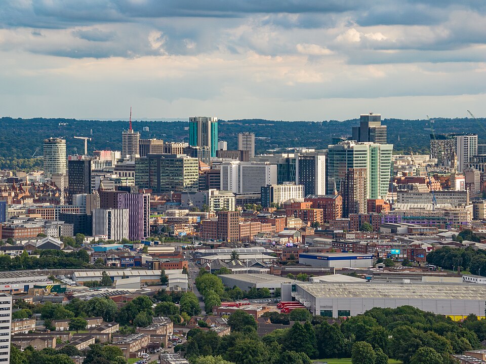 Skyline, Birmingham, England, UK