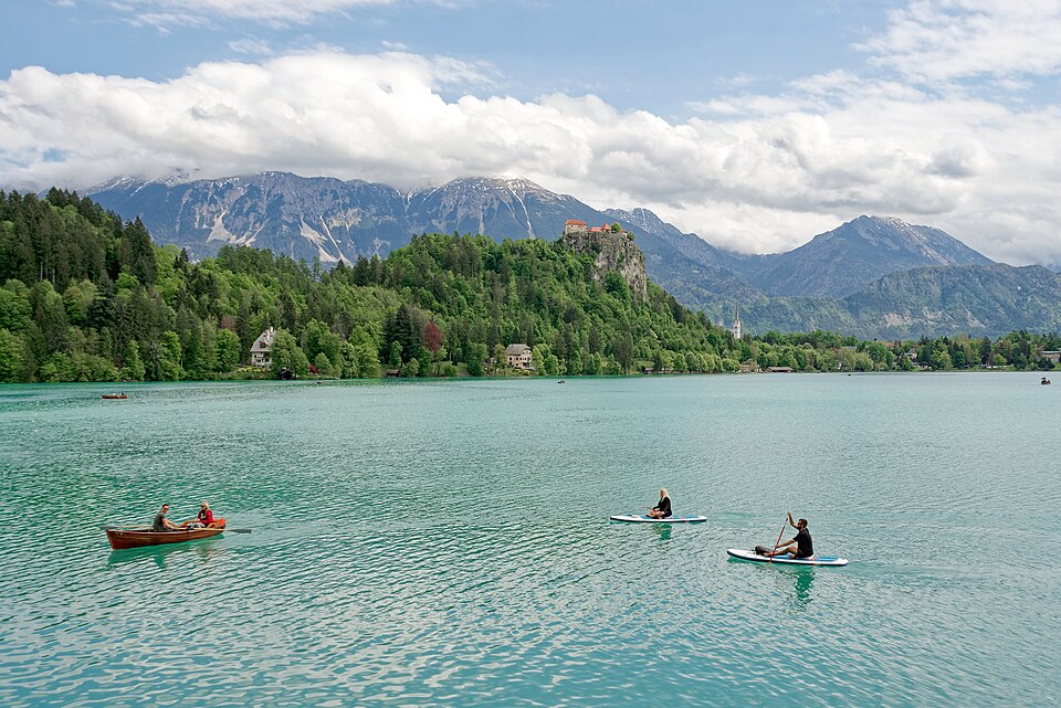 Bled Lake and Bled Castle, Slovenia, 20240504 1052 8421