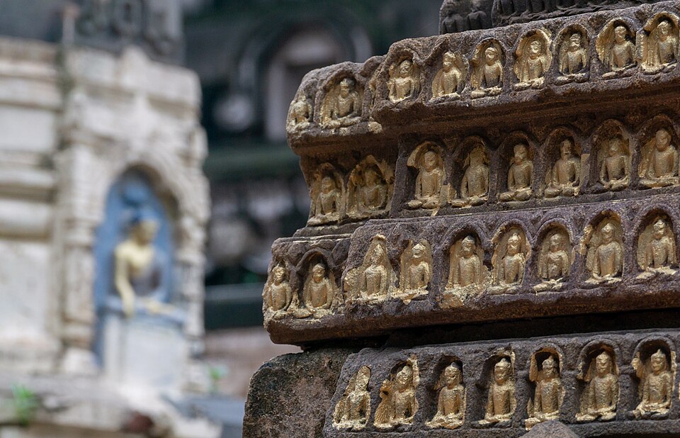 Votive Stupas Mahabodhi Temple Complex Bodh Gaya (18)