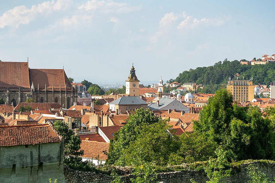 Brașov skyline with the Black Church (2025)