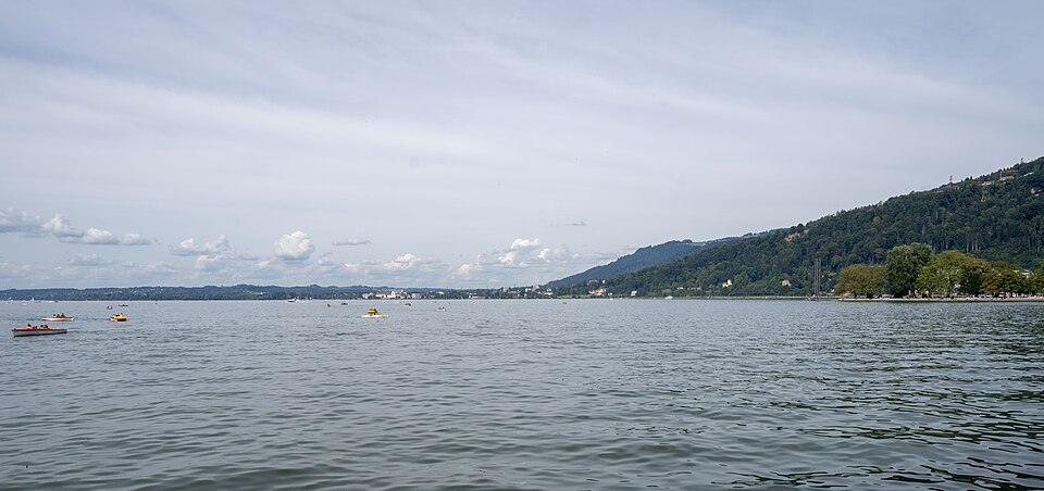 Panoramics in Bregenz lake
