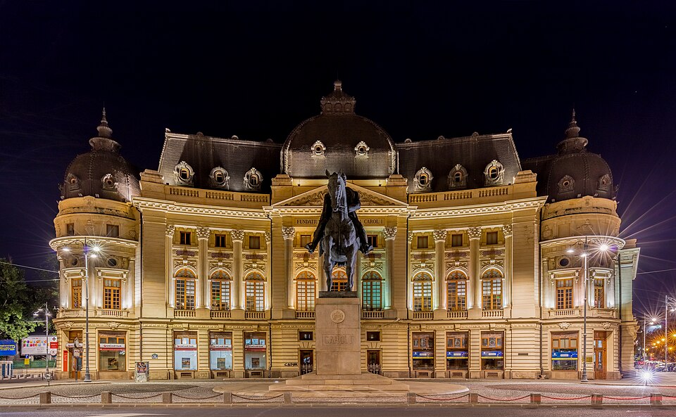 Biblioteca Central de la Universidad de Bucarest, Bucarest, Rumanía, 2016 05 29, DD 97 99 HDR