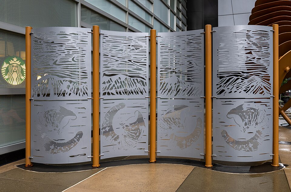 "Weaving Fence and Horn" by John McEwan, Calgary, Alberta, 2025 07 14 03