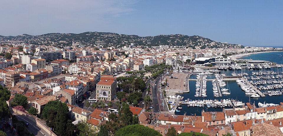 Cannes from Suquet Tower 03
