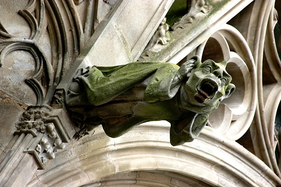 Gargoyle St Nazaire Carcassonne 2014