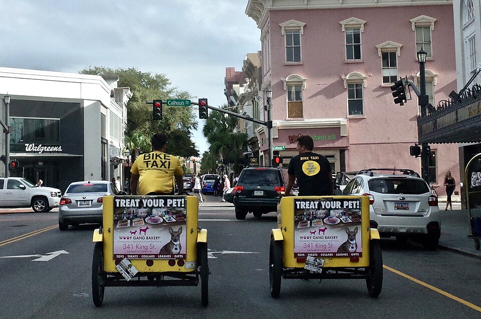 Charleston, South Carolina, USA Tricycle cabs
