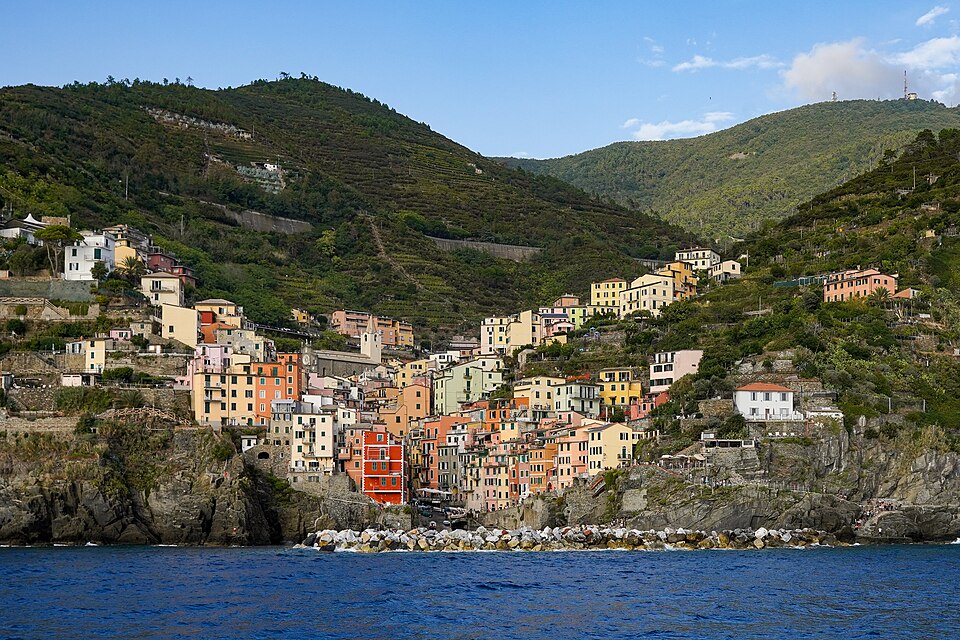 Riomaggiore From Ferry Cinque Terre Italy Sep23 A7C 07414