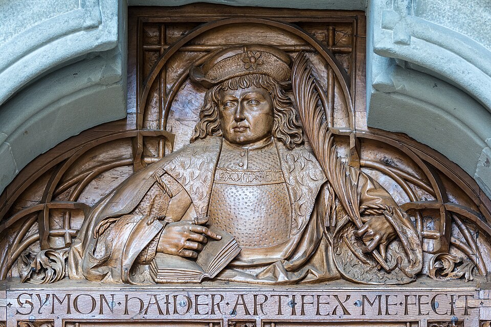 Konstanz Münster Westportal Pelagius 01