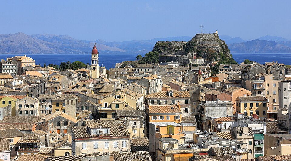 The Old Fortress and the Old Town of Corfu 2 September 2017