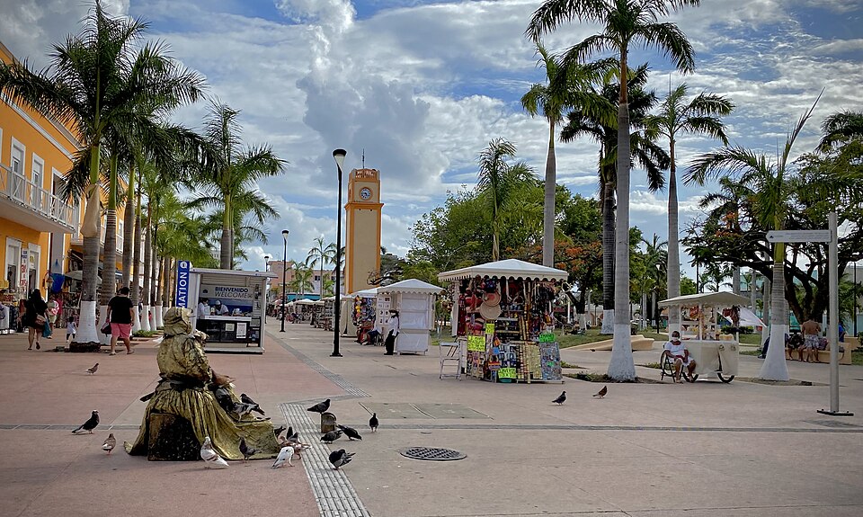 Benito Juarez Park, San Miguel de Cozumel, Cozumel Island, Quintana Roo, Mexico