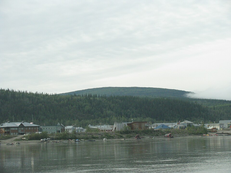 Dawson City from Yukon River