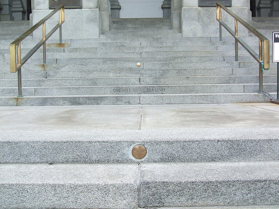 Mile High Marker Steps Denver 01