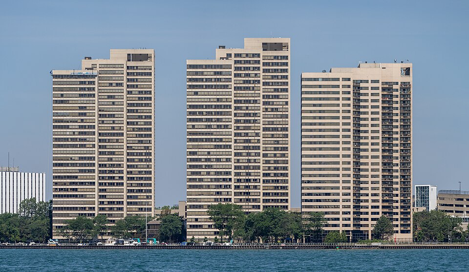 Riverfront Towers, Detroit, Michigan, 2025 07 05 02