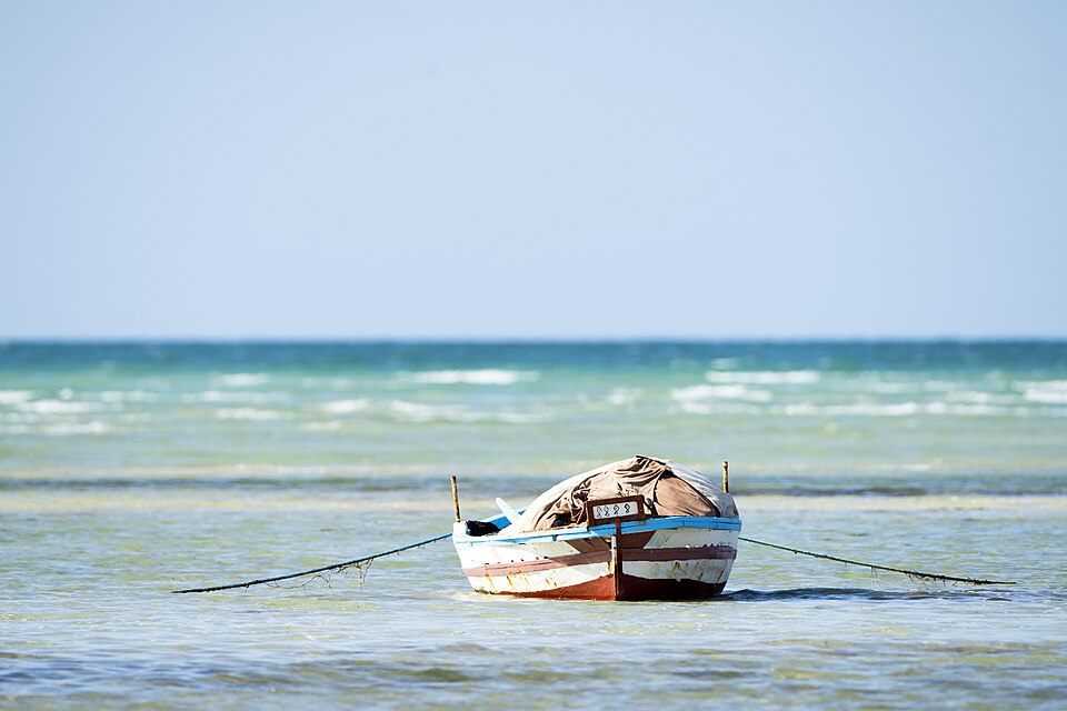 Barque de pêcheur Djerba tunisie