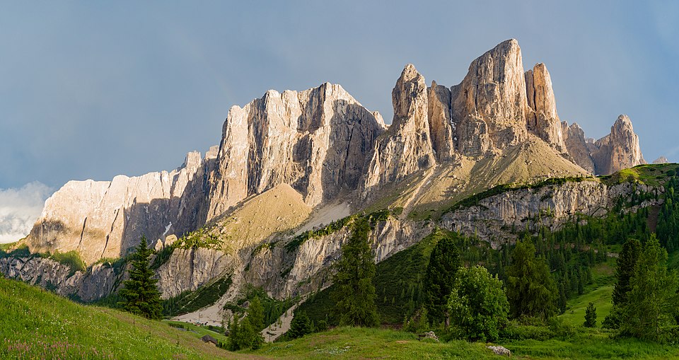 Frea pass Sella group Pisciadu Dolomites South Tyrol