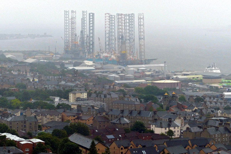 The docks at Dundee viewed from Dundee Law geograph.org.uk 5651312
