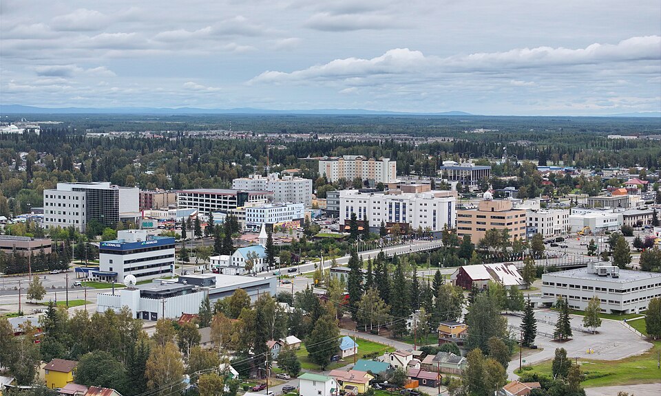 Fairbanks, Alaska skyline