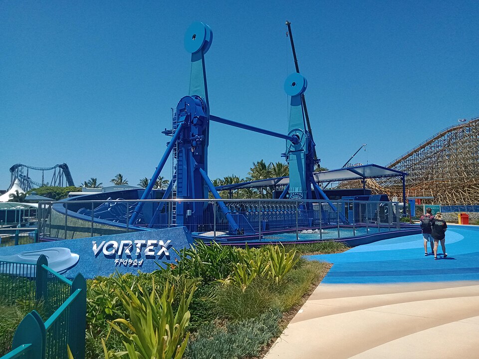 Vortex Ride at Dreamworld, Gold Coast, Queensland, Australia
