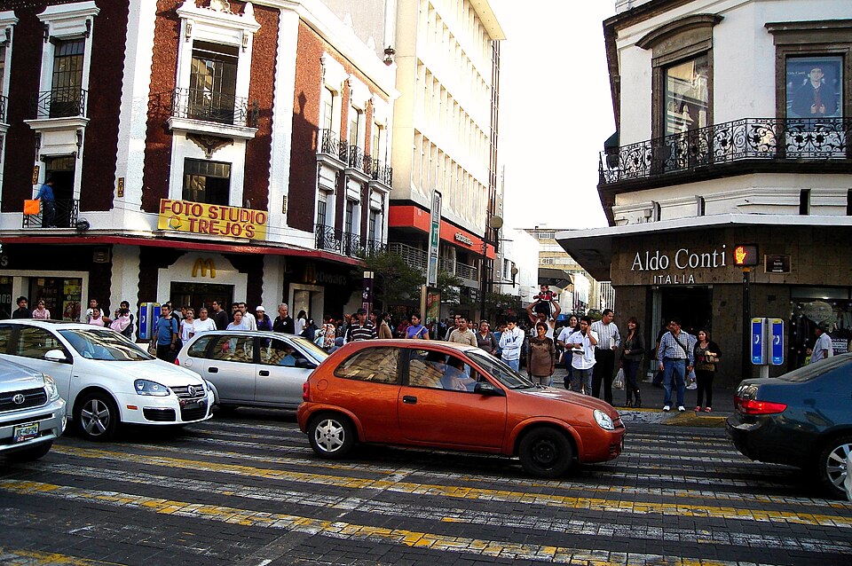Guadalajara Jalisco street corner crossing, 2006 B