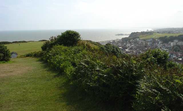 East Hill, Hastings, East Sussex. View West over Hastings geograph.org.uk 24333