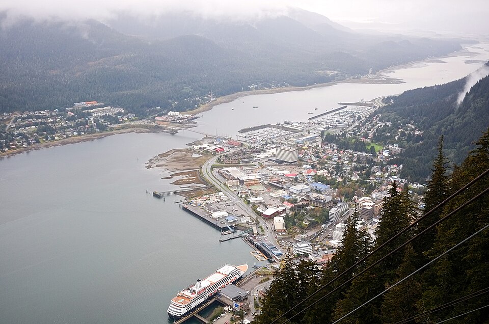 Downtown Juneau and Douglas Island