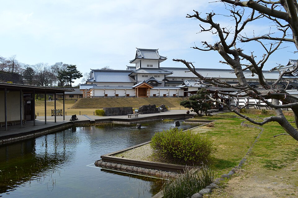 Former Tsurunomaru pond, Kanazawa Castle, Kanazawa, 2016