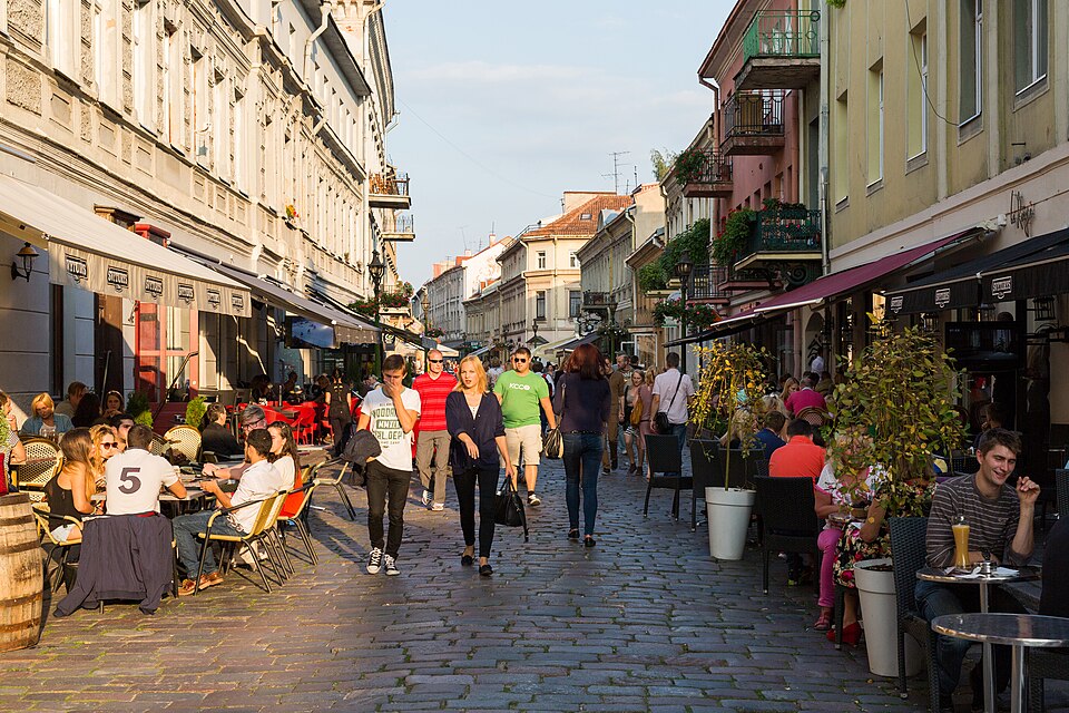 Vilniaus Street Scene, Kaunas, Lithuania Diliff