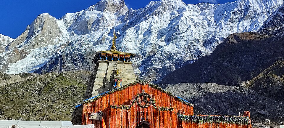 Kedarnath temple in uttarakhand