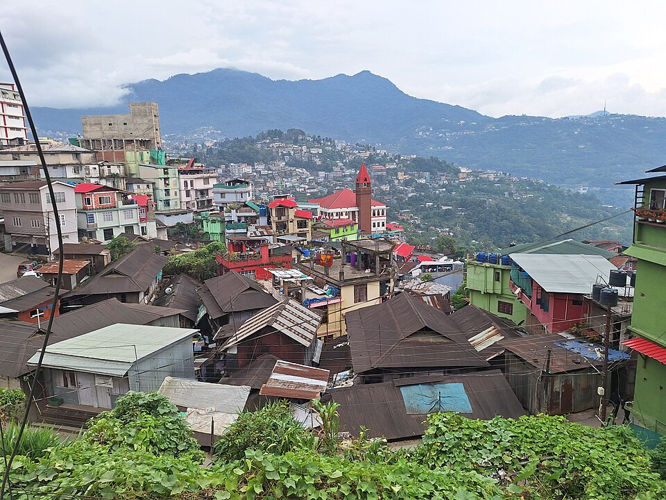 View of Naga Bazaar, Kohima (2024)