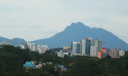 Kuching City Centre from Simpang Tiga