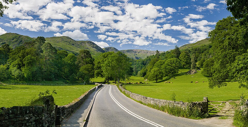A591 road, Lake District June 2009 Edit 1
