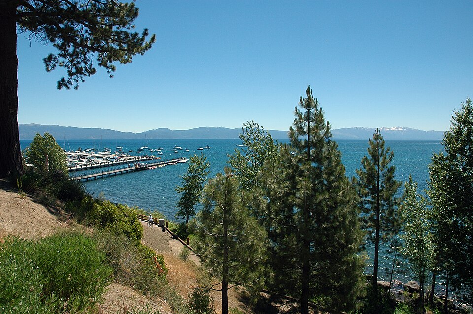 View over Lake Tahoe from Tahoe City, 2011