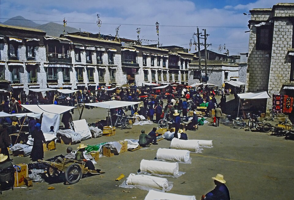 Lhasa market, Tibet