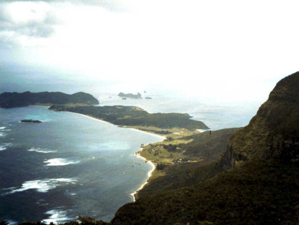 Lord Howe Island from Mt Gower