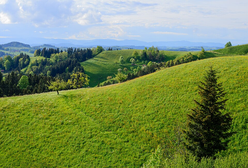 Landscape at Hergiswil near Willisau Lucerne Switzerland 01