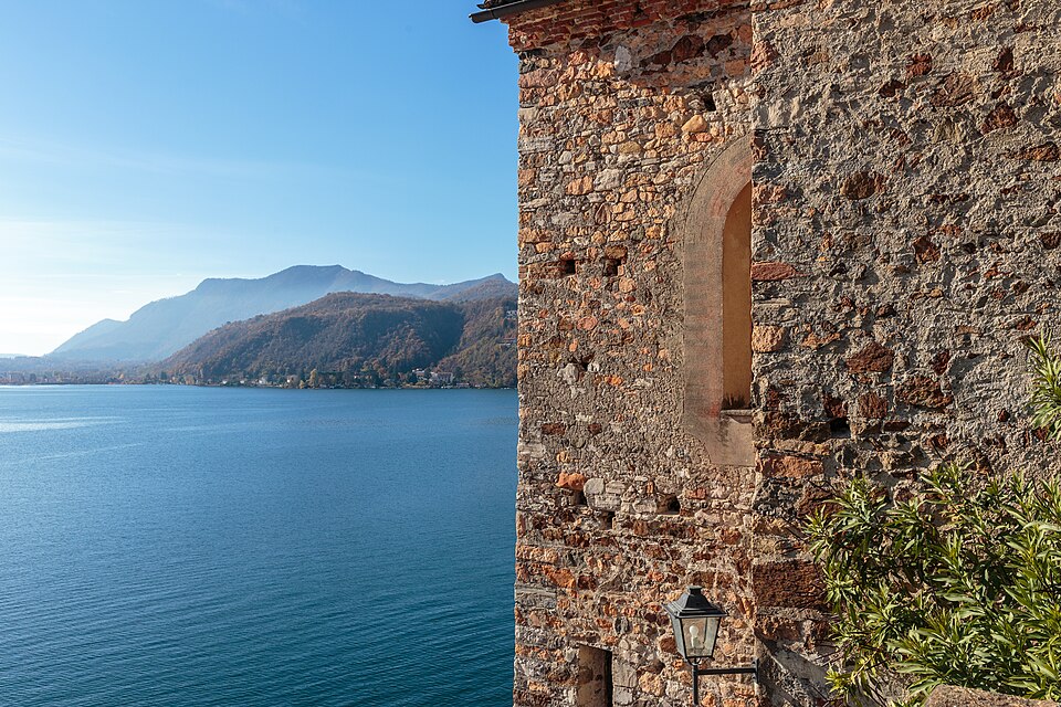 Blick von der Kirche in Morcote auf den Luganersee (2017)